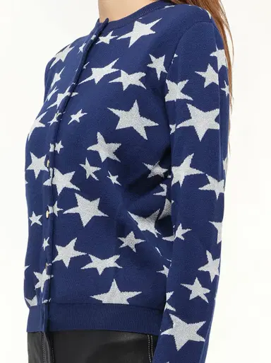 Loewe Lurex Stars Cardigan | Thumbnail 2 Loewe Lurex Stars Cardigan | Thumbnail 2