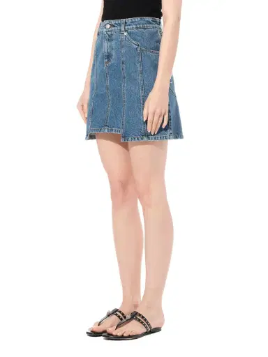 Alexander McQueen Mini Denim Skirt | Thumbnail 5 Alexander McQueen Mini Denim Skirt | Thumbnail 5