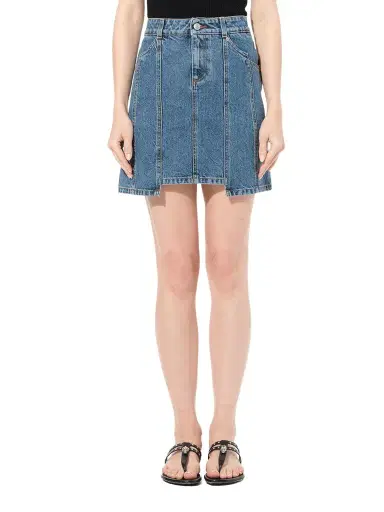 Alexander McQueen Mini Denim Skirt | Thumbnail 1 Alexander McQueen Mini Denim Skirt | Thumbnail 1