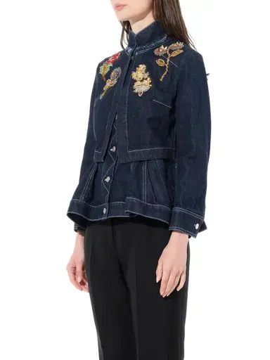 Alexander McQueen Raw Denim Jacket | Thumbnail 5 Alexander McQueen Raw Denim Jacket | Thumbnail 5