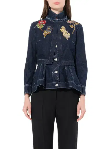 Alexander McQueen Raw Denim Jacket | Thumbnail 1 Alexander McQueen Raw Denim Jacket | Thumbnail 1