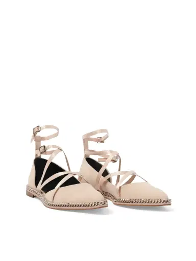 Lanvin Laced Ballerina | Thumbnail 3 Lanvin Laced Ballerina | Thumbnail 3