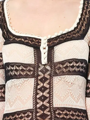 Alexander McQueen Scoop Neck Long Sleeve | Thumbnail 3 Alexander McQueen Scoop Neck Long Sleeve | Thumbnail 3