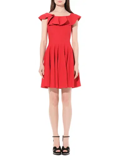 Alexander McQueen Stretch Mini Dress | Thumbnail 4 Alexander McQueen Stretch Mini Dress | Thumbnail 4