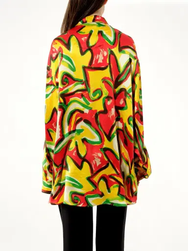 Balenciaga Scarf Flower Shirt | Thumbnail 6 Balenciaga Scarf Flower Shirt | Thumbnail 6