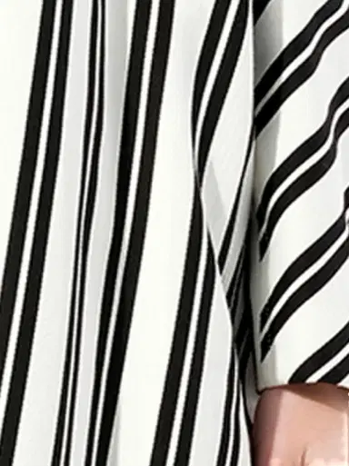 Balenciaga Chilien Coat in Black/white Black | Thumbnail 2 Balenciaga Chilien Coat in Black/white Black | Thumbnail 2