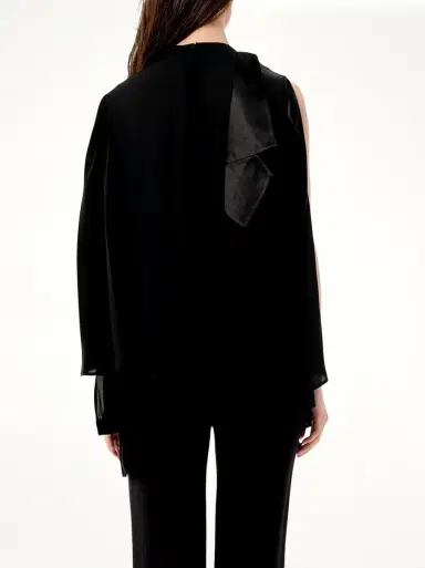 Balenciaga Georgette Top | Thumbnail 6 Balenciaga Georgette Top | Thumbnail 6