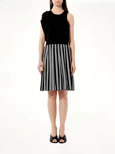 Balenciaga Graph Skirt in Black/white | Thumbnail 4 Balenciaga Graph Skirt in Black/white | Thumbnail 4