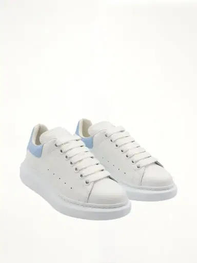 Alexander McQueen Larry Oversized Sneaker in White/powder Blue | Thumbnail 3 Alexander McQueen Larry Oversized Sneaker in White/powder Blue | Thumbnail 3