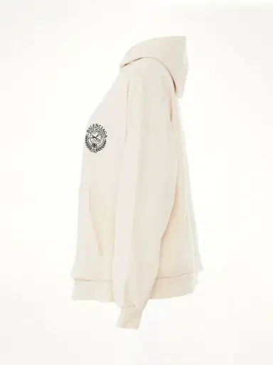 Balenciaga Scissors Crest Embroidered Wide Fit Hoodie | Thumbnail 2 Balenciaga Scissors Crest Embroidered Wide Fit Hoodie | Thumbnail 2