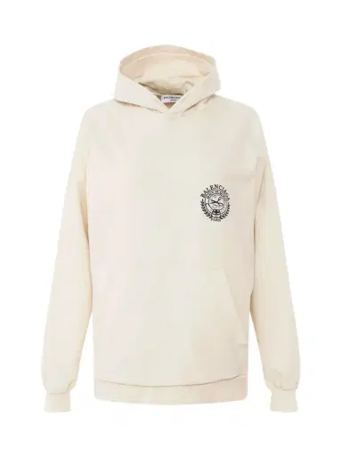 Balenciaga Scissors Crest Embroidered Wide Fit Hoodie | Thumbnail 1 Balenciaga Scissors Crest Embroidered Wide Fit Hoodie | Thumbnail 1