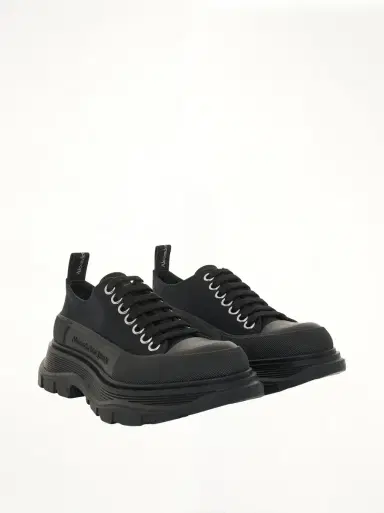 Alexander McQueen Tread Slick Canvas Lace-up Shoes | Thumbnail 3 Alexander McQueen Tread Slick Canvas Lace-up Shoes | Thumbnail 3