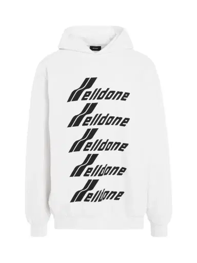 We11Done Multiple Front Logo Hoodie | Thumbnail 1 We11Done Multiple Front Logo Hoodie | Thumbnail 1