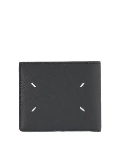 Maison Margiela Grained Slim Bi-fold Wallet | Thumbnail 1 Maison Margiela Grained Slim Bi-fold Wallet | Thumbnail 1