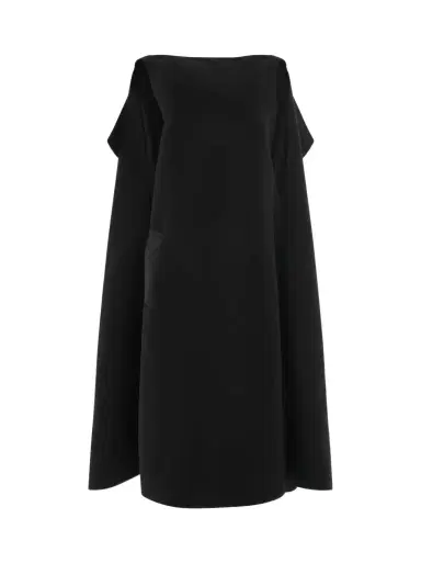 Maison Margiela Cape Wool Dress | Thumbnail 1 Maison Margiela Cape Wool Dress | Thumbnail 1