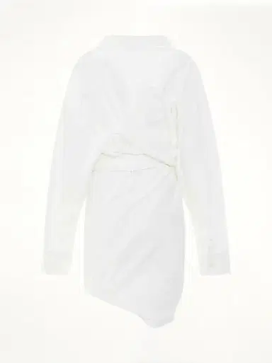 Balenciaga Poplin Wrap Dress | Thumbnail 4 Balenciaga Poplin Wrap Dress | Thumbnail 4