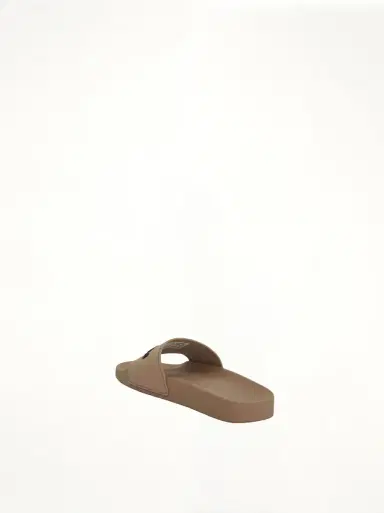 Balenciaga 3D Logo Pool Slide Sandal in Beige/black | Thumbnail 2 Balenciaga 3D Logo Pool Slide Sandal in Beige/black | Thumbnail 2