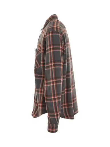 FACETASM Shrunken Check Shirt in Charcoal Black | Thumbnail 2 FACETASM Shrunken Check Shirt in Charcoal Black | Thumbnail 2