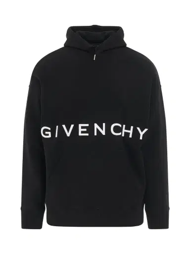 Givenchy Slim Fit Hoodie in Embroidered Felpa | Thumbnail 1 Givenchy Slim Fit Hoodie in Embroidered Felpa | Thumbnail 1