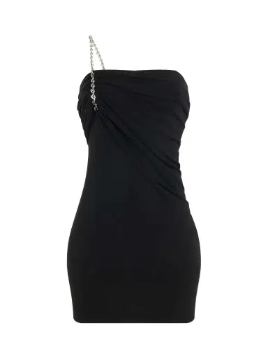 Givenchy Shiny Crepe Jersey Mini Dress | Thumbnail 1 Givenchy Shiny Crepe Jersey Mini Dress | Thumbnail 1