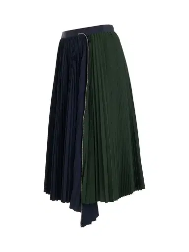 Sacai Cotton Zipper Skirt | Thumbnail 2 Sacai Cotton Zipper Skirt | Thumbnail 2