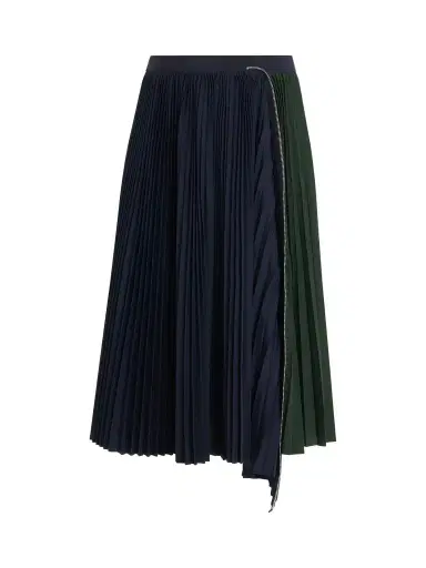 Sacai Cotton Zipper Skirt | Thumbnail 1 Sacai Cotton Zipper Skirt | Thumbnail 1