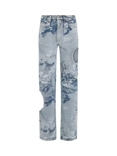 Off-White Sky Meteor Cool Baggy Jeans | Thumbnail 1 Off-White Sky Meteor Cool Baggy Jeans | Thumbnail 1