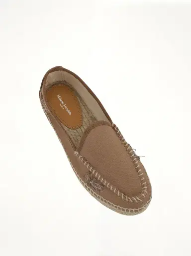 Maison Margiela Embroidered Espadrilles in Chamois Brown | Thumbnail 2 Maison Margiela Embroidered Espadrilles in Chamois Brown | Thumbnail 2