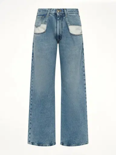 Maison Margiela Straight Jeans With Contrasted Pockets | Thumbnail 3 Maison Margiela Straight Jeans With Contrasted Pockets | Thumbnail 3