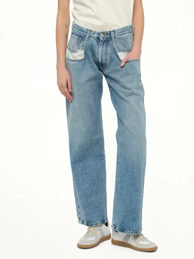 Maison Margiela Straight Jeans With Contrasted Pockets | Thumbnail 6 Maison Margiela Straight Jeans With Contrasted Pockets | Thumbnail 6