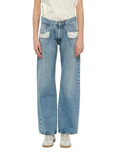 Maison Margiela Straight Jeans With Contrasted Pockets | Thumbnail 1 Maison Margiela Straight Jeans With Contrasted Pockets | Thumbnail 1