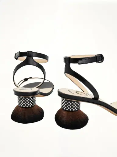 Loewe Petal Brush Heel Sandal | Thumbnail 5 Loewe Petal Brush Heel Sandal | Thumbnail 5