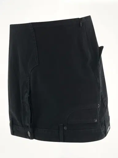 Balenciaga Upside Down Denim Mini Skirt | Thumbnail 3 Balenciaga Upside Down Denim Mini Skirt | Thumbnail 3