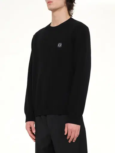 Loewe Anagram Embroidered Knit Sweater | Thumbnail 4 Loewe Anagram Embroidered Knit Sweater | Thumbnail 4