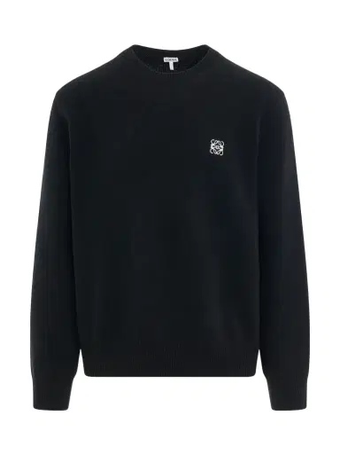 Loewe Anagram Embroidered Knit Sweater | Thumbnail 1 Loewe Anagram Embroidered Knit Sweater | Thumbnail 1