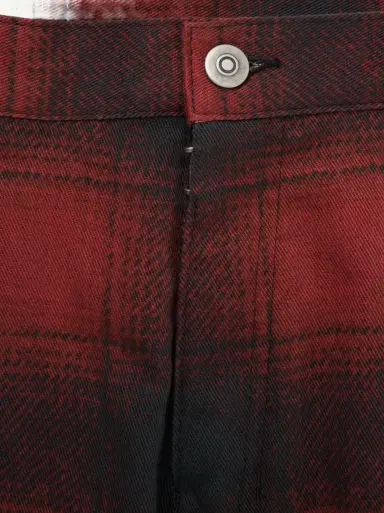 Maison Margiela Maison Margiela x Pendleton Checked Pants in Black/red Red | Thumbnail 2 Maison Margiela Maison Margiela x Pendleton Checked Pants in Black/red Red | Thumbnail 2