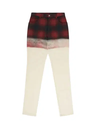 Maison Margiela Maison Margiela x Pendleton Checked Pants in Black/red Red | Thumbnail 1 Maison Margiela Maison Margiela x Pendleton Checked Pants in Black/red Red | Thumbnail 1
