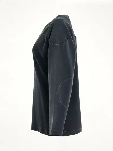 Maison Margiela Rib Cotton Logo Sweatshirt | Thumbnail 2 Maison Margiela Rib Cotton Logo Sweatshirt | Thumbnail 2