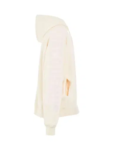 Jacquemus Typo Logo Hoodie in Light Beige | Thumbnail 5 Jacquemus Typo Logo Hoodie in Light Beige | Thumbnail 5