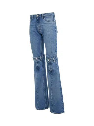 Coperni Open Knee Jeans in Washed | Thumbnail 2 Coperni Open Knee Jeans in Washed | Thumbnail 2