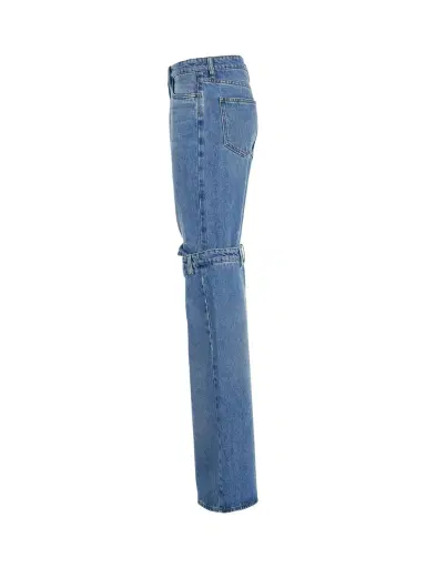 Coperni Open Knee Jeans in Washed | Thumbnail 4 Coperni Open Knee Jeans in Washed | Thumbnail 4
