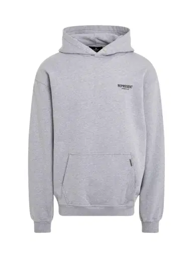 Represent New Represent Owners Club Hoodie in Ash Grey/black Grey | Thumbnail 1 Represent New Represent Owners Club Hoodie in Ash Grey/black Grey | Thumbnail 1