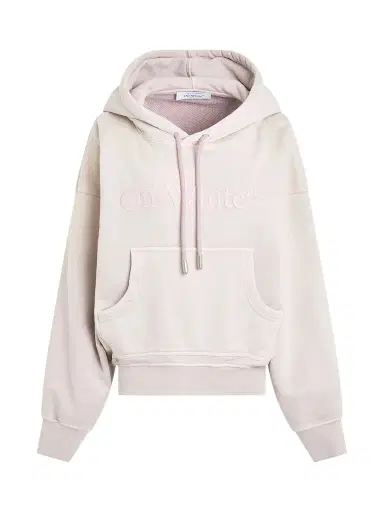 Off-White Laundry Logo Casual Hoodie in Lilac Purple | Thumbnail 1 Off-White Laundry Logo Casual Hoodie in Lilac Purple | Thumbnail 1