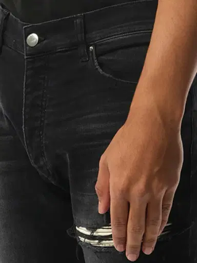 AMIRI Mx1 Ultrasuede Jeans in | Thumbnail 2 AMIRI Mx1 Ultrasuede Jeans in | Thumbnail 2