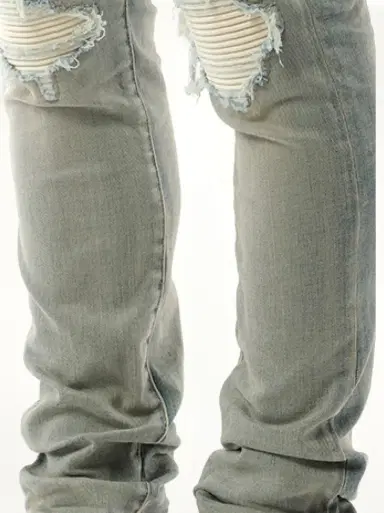 AMIRI Mx1 Ultrasuede Jeans in Antique Indigo Blue | Thumbnail 6 AMIRI Mx1 Ultrasuede Jeans in Antique Indigo Blue | Thumbnail 6