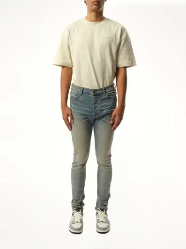 AMIRI Stack Jeans in Antique Indigo Blue | Thumbnail 4 AMIRI Stack Jeans in Antique Indigo Blue | Thumbnail 4