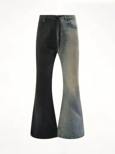 Balenciaga Fifty-fifty Pants in Grey/blue Grey | Thumbnail 3 Balenciaga Fifty-fifty Pants in Grey/blue Grey | Thumbnail 3