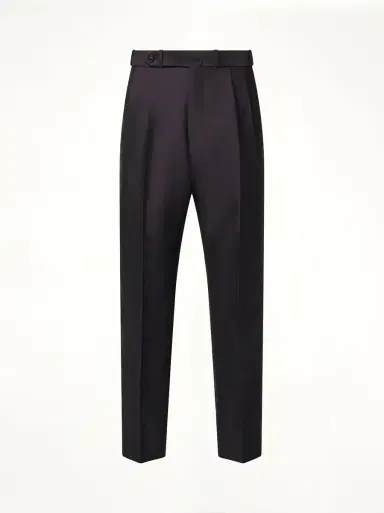 Maison Margiela British Mohair Suit Pants in Charcoal Black | Thumbnail 3 Maison Margiela British Mohair Suit Pants in Charcoal Black | Thumbnail 3