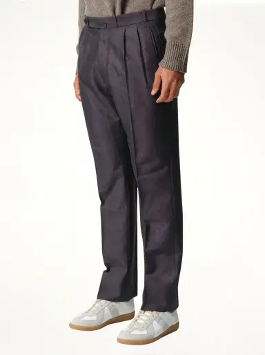 Maison Margiela British Mohair Suit Pants in Charcoal Black | Thumbnail 5 Maison Margiela British Mohair Suit Pants in Charcoal Black | Thumbnail 5