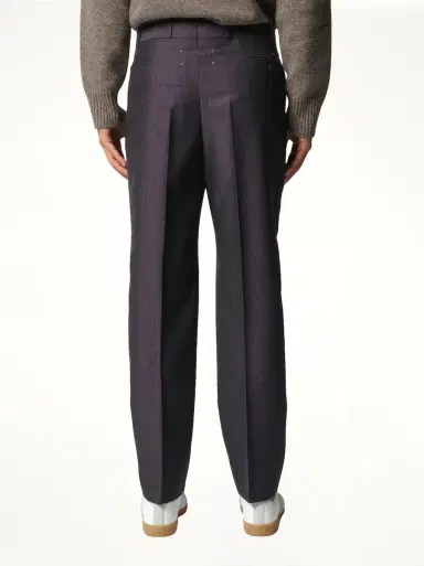 Maison Margiela British Mohair Suit Pants in Charcoal Black | Thumbnail 6 Maison Margiela British Mohair Suit Pants in Charcoal Black | Thumbnail 6